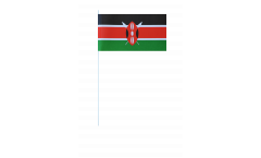 Papierfahnen Kenia - 12 x 24 cm