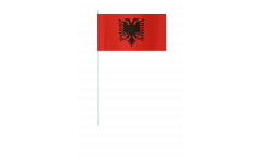 Papierfahnen Albanien - 12 x 24 cm