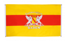 Balkonflagge Deutschland Großherzogtum Baden - 90 x 150 cm