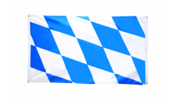 Balkonflagge Deutschland Bayern ohne Wappen - 90 x 150 cm