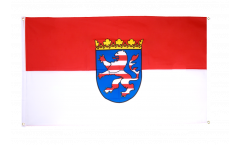 Balkonflagge Deutschland Hessen - 90 x 150 cm