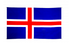 Balkonflagge Island - 90 x 150 cm