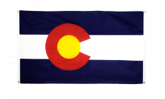 Balkonflagge USA Colorado - 90 x 150 cm