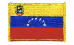 Aufnäher Venezuela 7 Sterne mit Wappen 1930-2006 - 8 x 6 cm