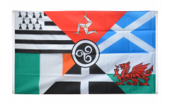 Balkonflagge Keltische Nationen Pankeltisch - 90 x 150 cm