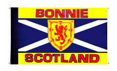 Balkonflagge Schottland Bonnie Scotland - 90 x 150 cm