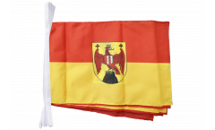 Fahnenkette Österreich Burgenland - 30 x 45 cm