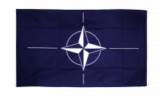 Balkonflagge NATO - 90 x 150 cm