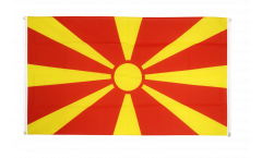 Balkonflagge Nordmazedonien - 90 x 150 cm