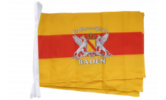 Fahnenkette Deutschland Großherzogtum Baden 2 - 30 x 45 cm