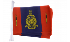 Fahnenkette Großbritannien Royal Marines 45 Commando - 15 x 22 cm