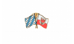 Freundschaftspin Bayern - Südtirol - 22 mm