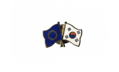 Freundschaftspin Europa - Südkorea - 22 mm