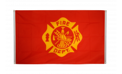 Balkonflagge USA US Fire Department - 90 x 150 cm