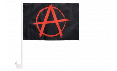 Autofahne Anarchy Anarchie rot - 30 x 40 cm