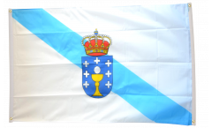 Balkonflagge Spanien Galicien - 90 x 150 cm