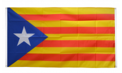 Balkonflagge Estelada blava Katalonien - 90 x 150 cm