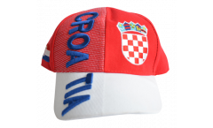 Cap / Kappe Kroatien rot-weiß, nation
