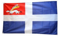Flaggenfritze® Fahnenkette Frankreich Haute Normandie – 15 Flaggen Auf 5,9 M Für Drinnen & Draußen