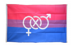 Balkonflagge Bi Pride Symbol - 90 x 150 cm