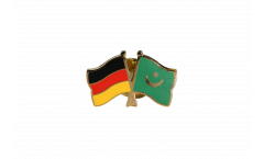 Freundschaftspin Deutschland - Mauretanien 1959 - 2017 - 22 mm