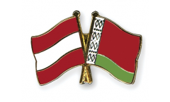 Freundschaftspin Österreich - Weißrussland - 22 mm