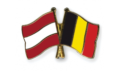 Freundschaftspin Österreich - Belgien - 22 mm