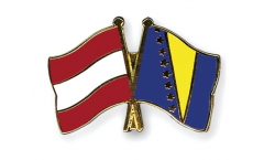 Freundschaftspin Österreich - Bosnien-Herzegowina - 22 mm