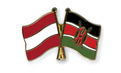 Freundschaftspin Österreich - Kenia - 22 mm