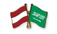 Freundschaftspin Österreich - Saudi Arabien - 22 mm
