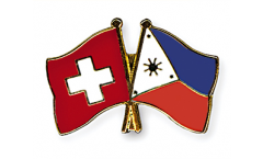 Freundschaftspin Schweiz - Philippinen - 22 mm