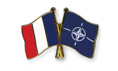 Freundschaftspin Frankreich - NATO - 22 mm
