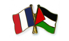 Freundschaftspin Frankreich - Palästina - 22 mm