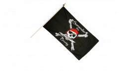 Stockflagge Pirat Surrender the Booty