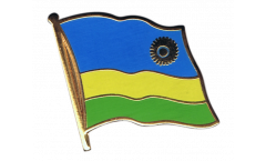 Flaggen-Pin Ruanda - 2 x 2 cm