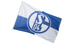 Hissflagge FC Schalke 04 Karo - 200 x 300 cm
