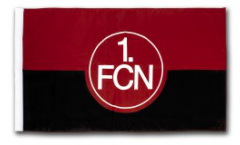 Flagge mit Hohlsaum 1. FC Nürnberg Logo - 100 x 150 cm