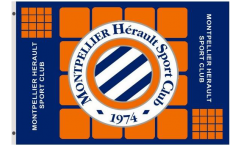 Flagge HSC Montpellier - 90 x 150 cm