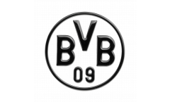 Auto-Aufkleber Borussia Dortmund Schwarz - 8 x 8 cm