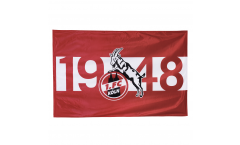 Flagge mit Hohlsaum 1. FC Köln 1948 - 100 x 150 cm