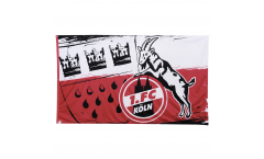 Hissflagge 1. FC Köln Wappen - 120 x 180 cm