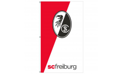 Hissflagge SC Freiburg Streifen - 180 x 300 cm
