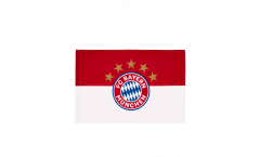 Flagge FC Bayern München Logo 5 Sterne - 60 x 90 cm