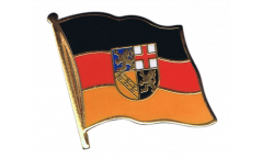 Flaggen-Pin Deutschland Saarland - 2 x 2 cm