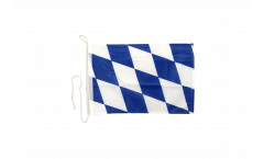 Bootsfahne Deutschland Bayern ohne Wappen - 30 x 40 cm