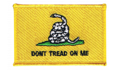 Aufnäher USA Gadsen Don't tread on me 1775 - 8 x 6 cm