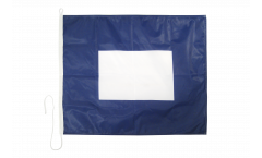 Signalflagge Papa (P) - 75 x 90 cm