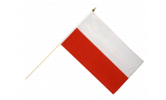 Stockflagge Polen - 10er Set - 30 x 45 cm