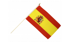 Stockflagge Spanien - 10er Set - 30 x 45 cm