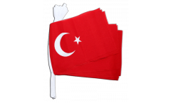 Fahnenkette Türkei - 15 x 22 cm